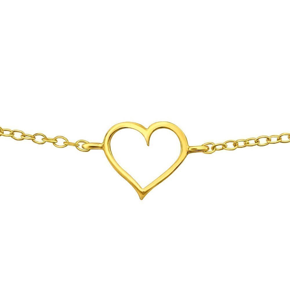 24k Gold Vermeil Heart Bracelet​